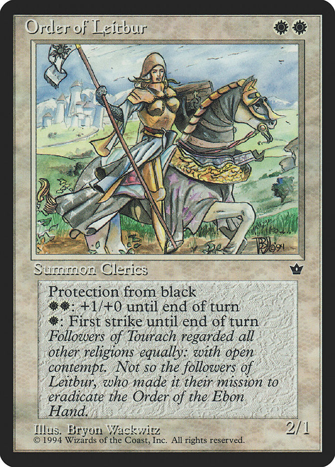 Order of Leitbur (Horse Facing Right) [Fallen Empires] | Galaxy Games LLC