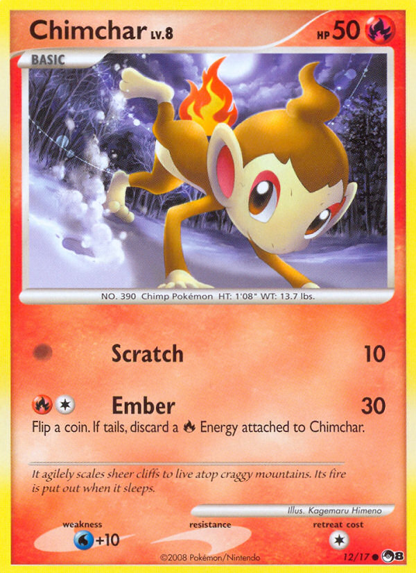 Chimchar (12/17) [POP Series 8] | Galaxy Games LLC