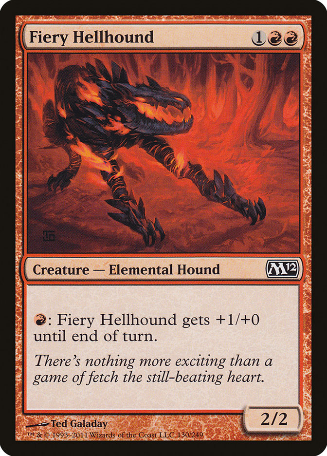 Fiery Hellhound [Magic 2012] | Galaxy Games LLC