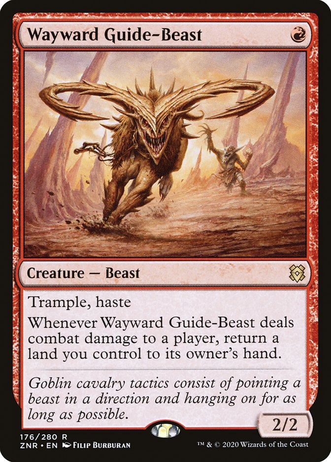 Wayward Guide-Beast [Zendikar Rising] | Galaxy Games LLC