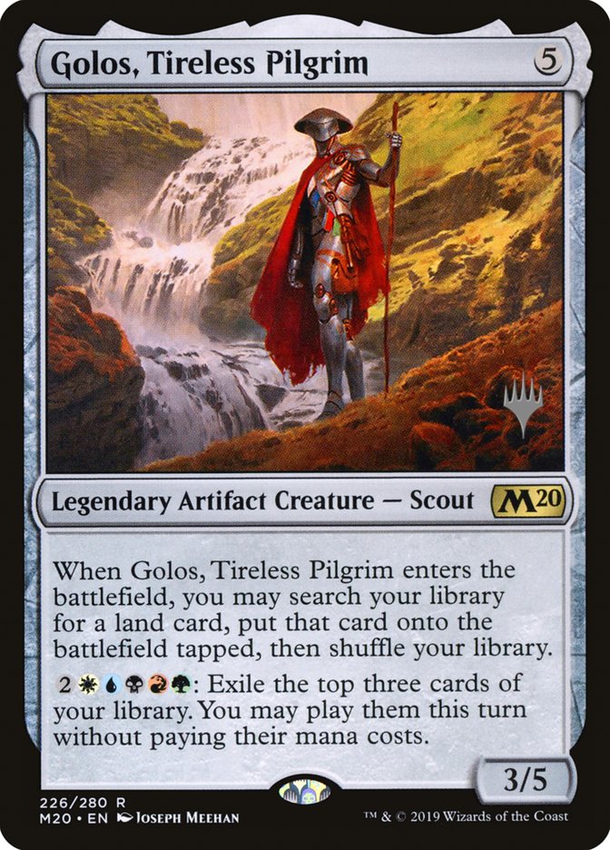 Golos, Tireless Pilgrim (Promo Pack) [Core Set 2020 Promos] | Galaxy Games LLC