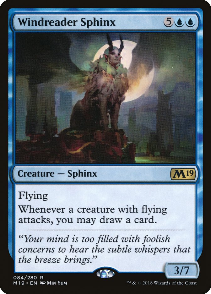 Windreader Sphinx [Core Set 2019] | Galaxy Games LLC