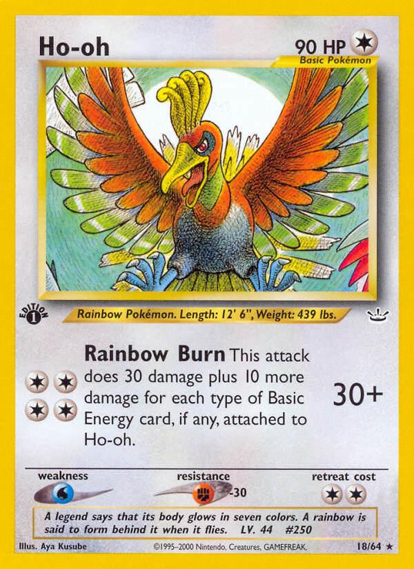 Ho-oh (18/64) [Neo Revelation 1st Edition] | Galaxy Games LLC