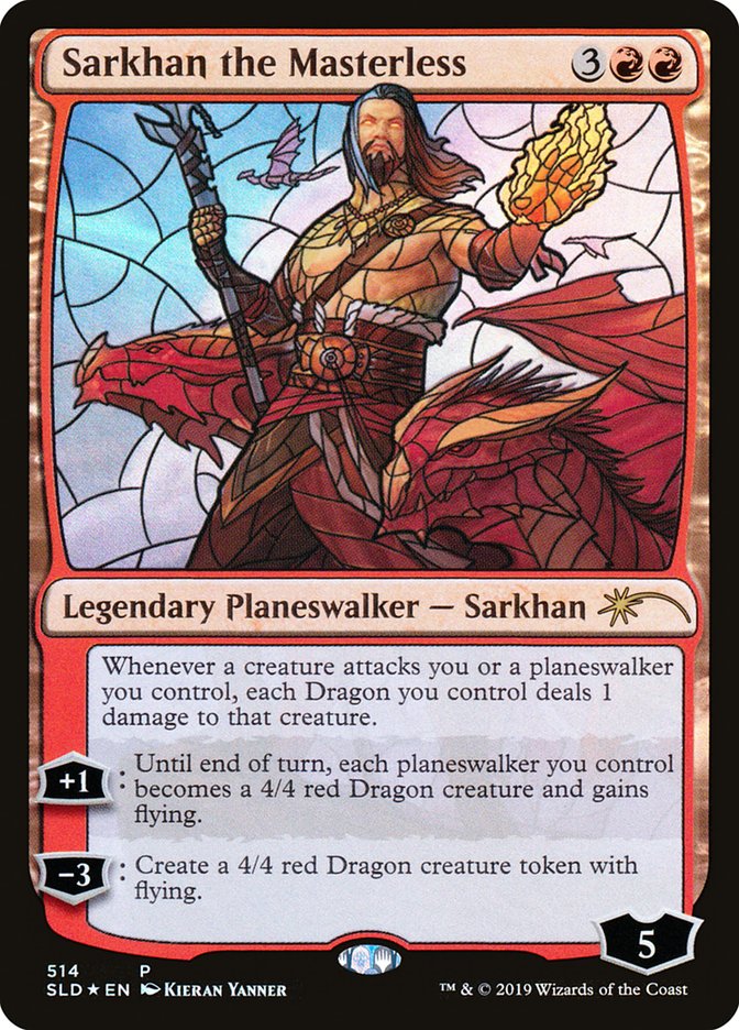Sarkhan the Masterless (Stained Glass) [Secret Lair Drop Promos] | Galaxy Games LLC