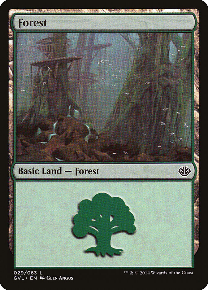 Forest (29) (Garruk vs. Liliana) [Duel Decks Anthology] | Galaxy Games LLC