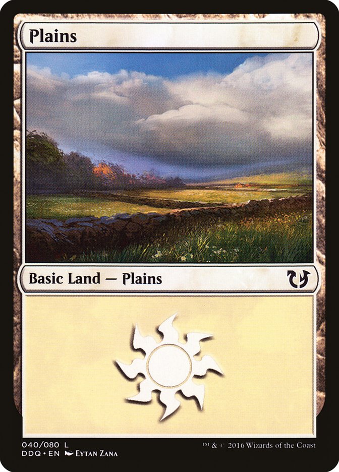 Plains (40) [Duel Decks: Blessed vs. Cursed] | Galaxy Games LLC