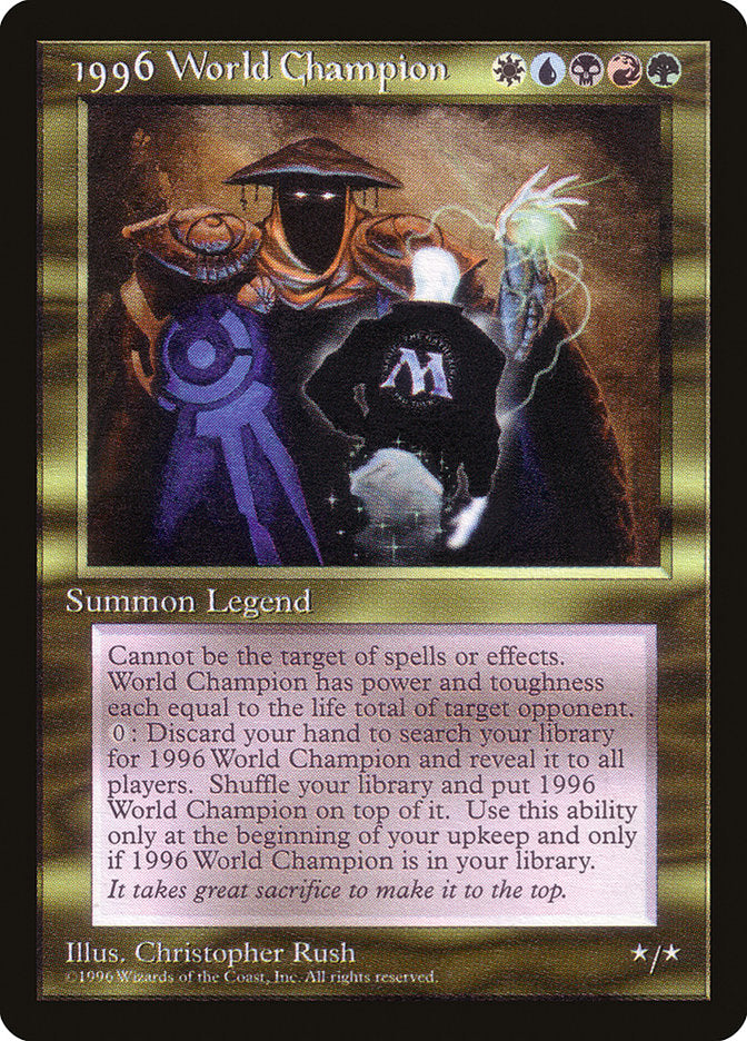 1996 World Champion [Celebration Cards] | Galaxy Games LLC