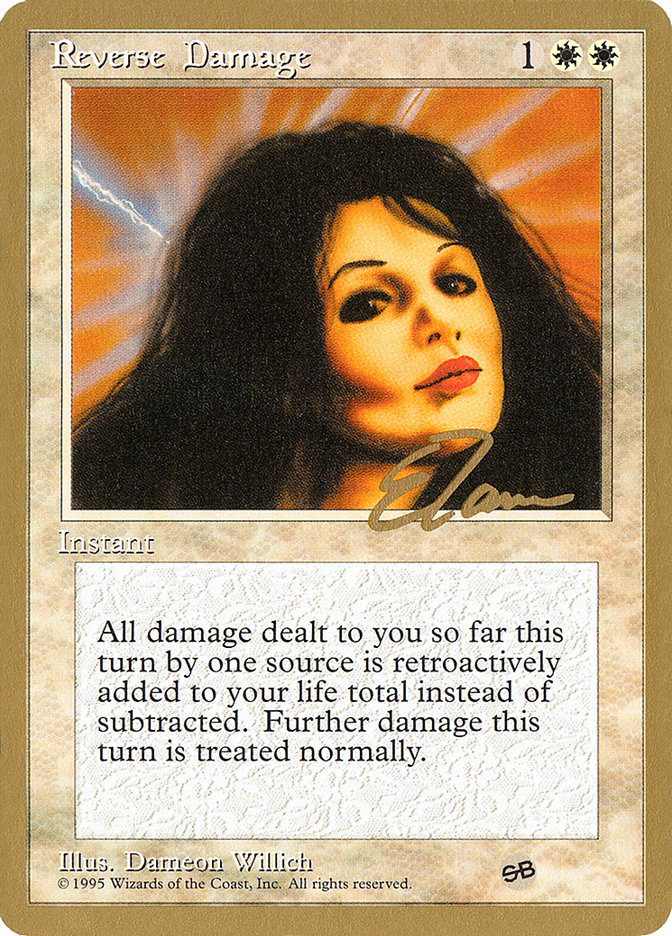 Reverse Damage (Eric Tam) (SB) [Pro Tour Collector Set] | Galaxy Games LLC