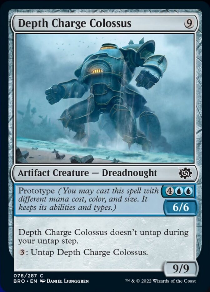 Depth Charge Colossus [The Brothers' War] | Galaxy Games LLC