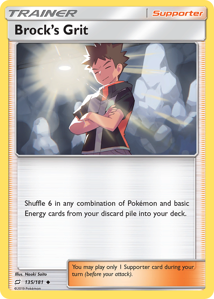 Brock's Grit (135/181) [Sun & Moon: Team Up] | Galaxy Games LLC