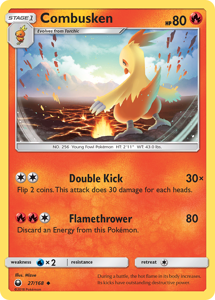 Combusken (27/168) [Sun & Moon: Celestial Storm] | Galaxy Games LLC