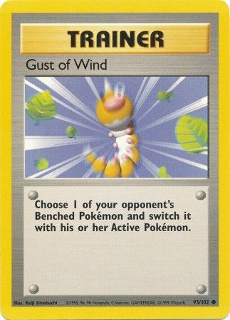 Gust of Wind (93/102) [Base Set Unlimited] | Galaxy Games LLC