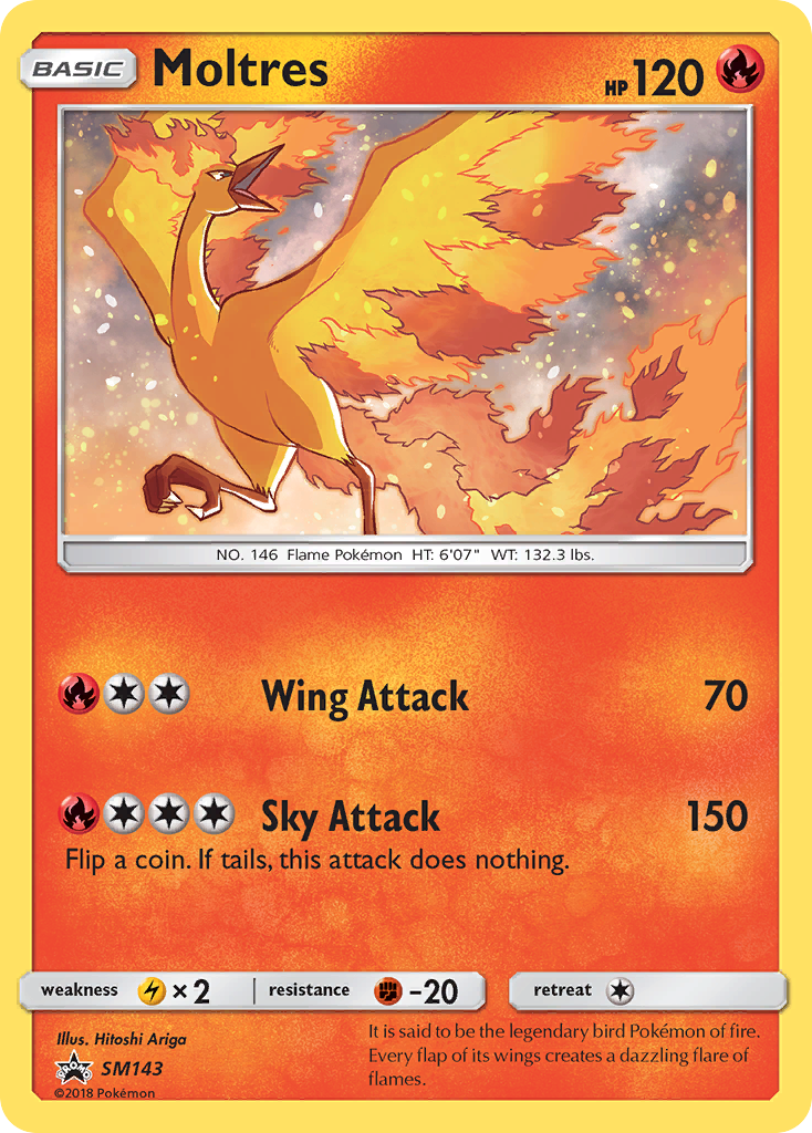 Moltres (SM143) [Sun & Moon: Black Star Promos] | Galaxy Games LLC