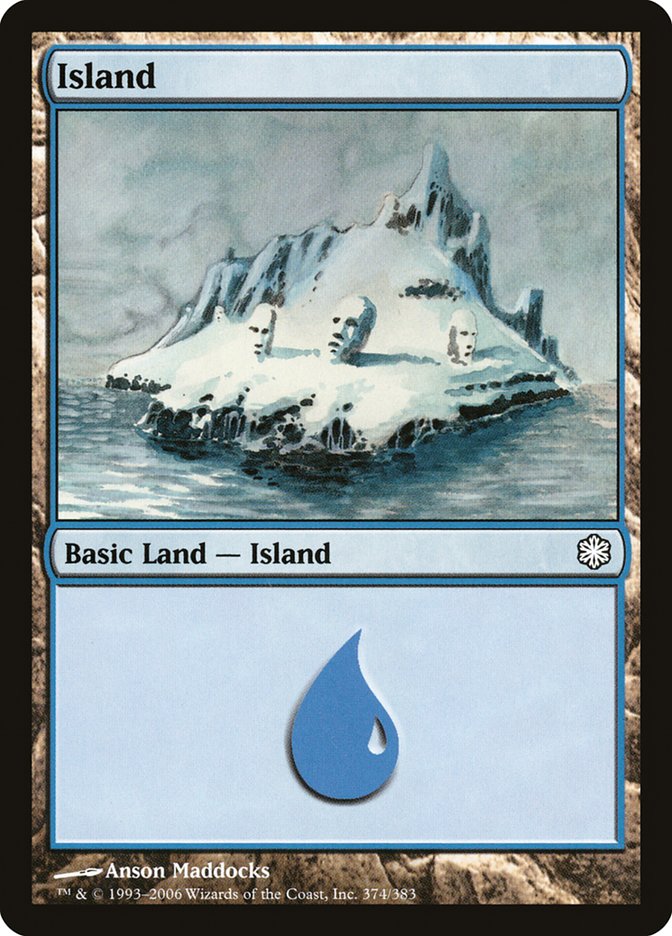 Island (374) [Coldsnap Theme Decks] | Galaxy Games LLC