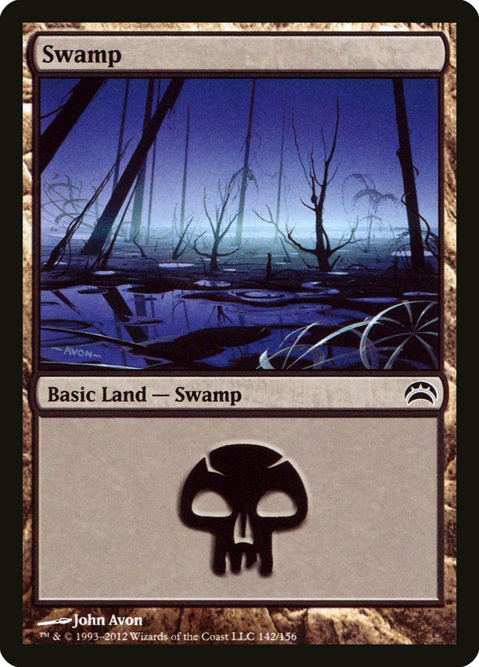 Swamp (142) [Planechase 2012] | Galaxy Games LLC