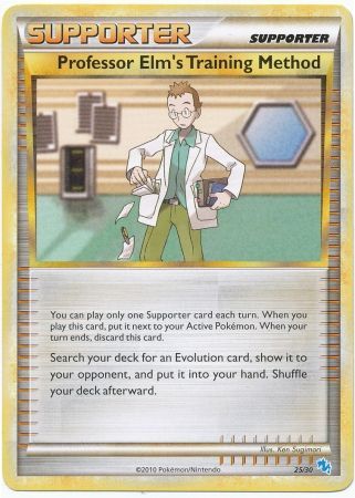 Professor Elm's Training Method (25/30) [HeartGold & SoulSilver: Trainer Kit - Gyarados] | Galaxy Games LLC