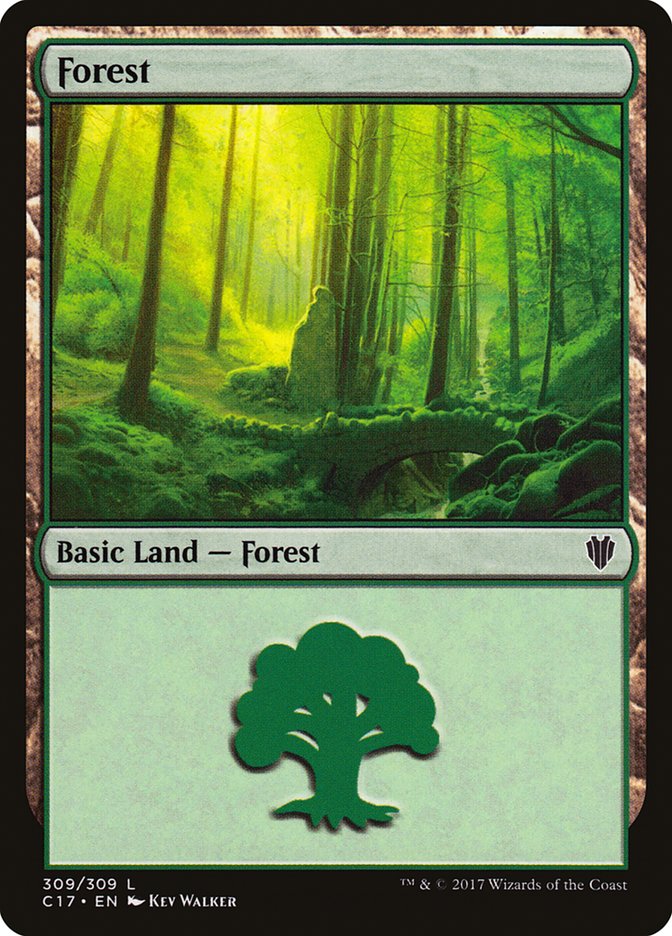 Forest (309) [Commander 2017] | Galaxy Games LLC