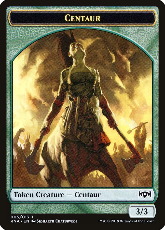 Centaur Token [Ravnica Allegiance Tokens] | Galaxy Games LLC