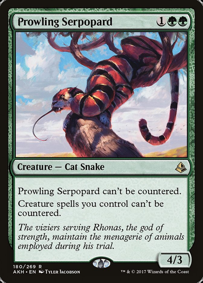 Prowling Serpopard [Amonkhet] | Galaxy Games LLC