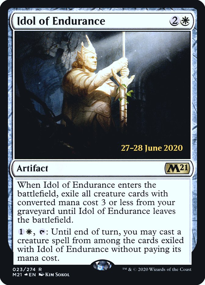 Idol of Endurance [Core Set 2021 Prerelease Promos] | Galaxy Games LLC