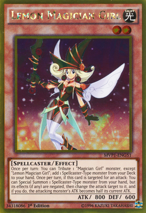 Lemon Magician Girl [MVP1-ENG51] Gold Rare | Galaxy Games LLC