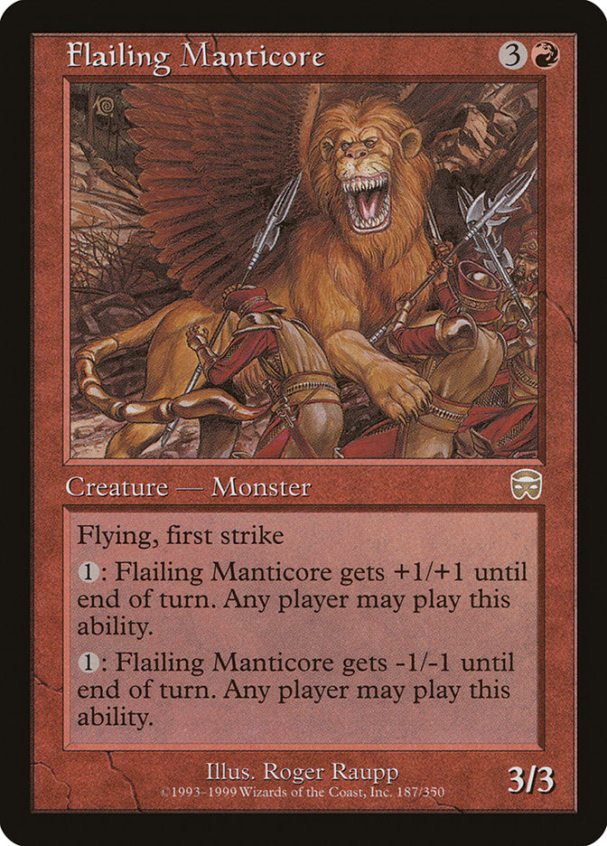 Flailing Manticore [Mercadian Masques] | Galaxy Games LLC