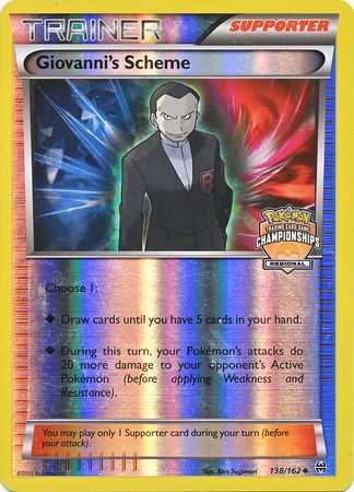 Giovanni's Scheme (138/162) (Championship Promo) [XY: BREAKthrough] | Galaxy Games LLC