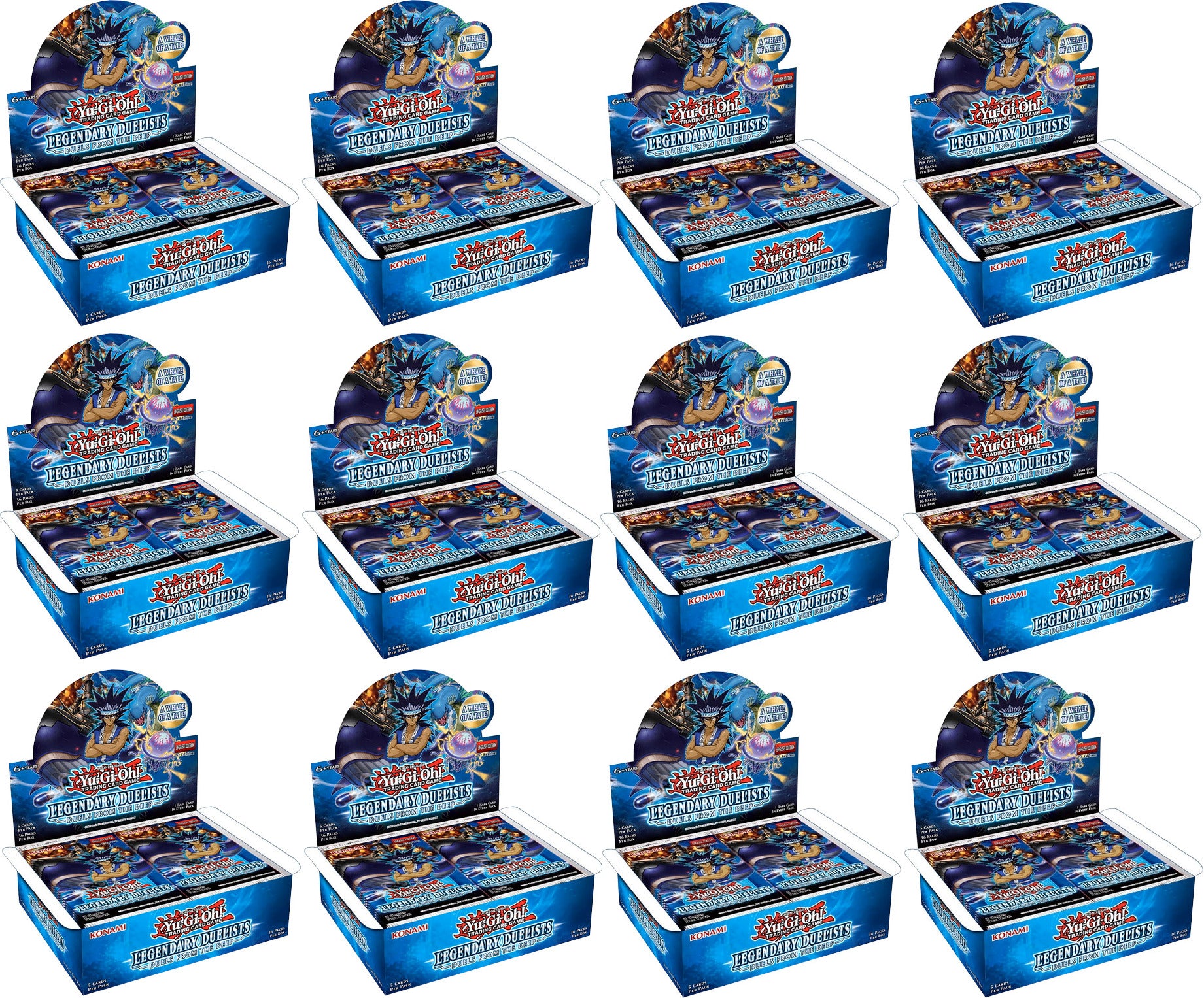 Legendary Duelists: Duels From the Deep - Booster Box Case (1st Edition) | Galaxy Games LLC