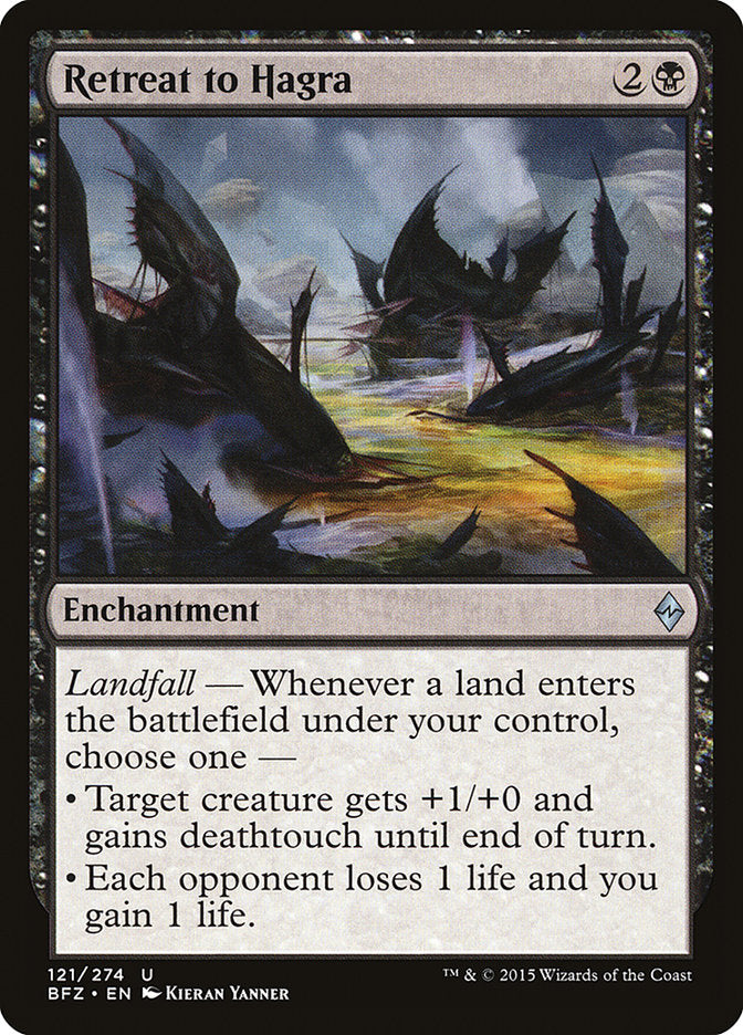 Retreat to Hagra [Battle for Zendikar] | Galaxy Games LLC