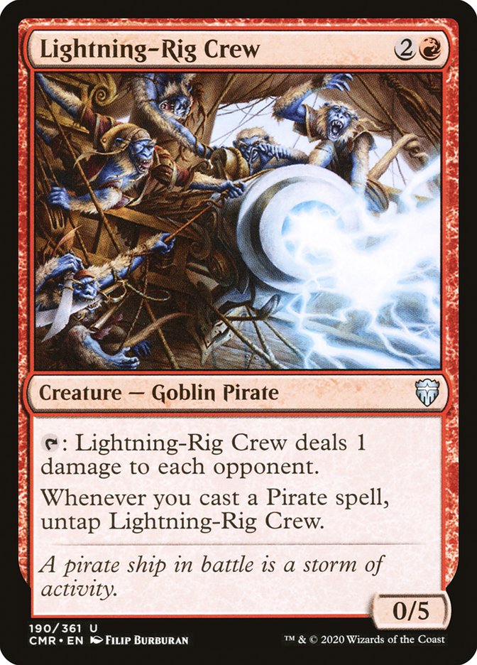 Lightning-Rig Crew [Commander Legends] | Galaxy Games LLC