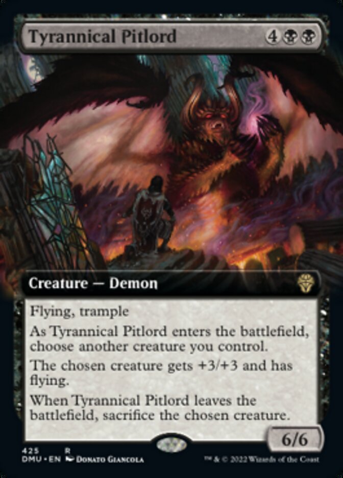 Tyrannical Pitlord (Extended Art) [Dominaria United] | Galaxy Games LLC