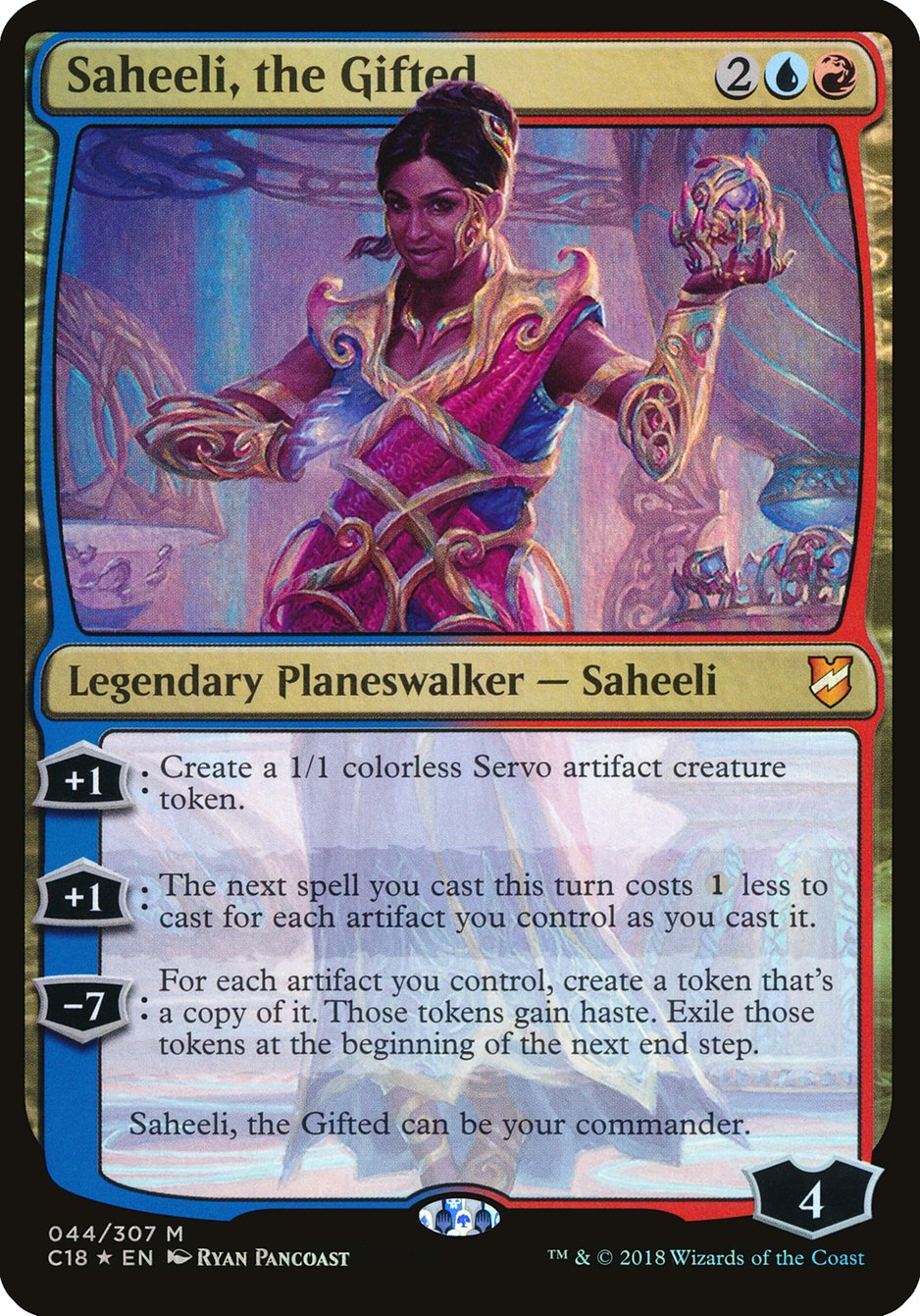 Saheeli, the Gifted (Oversized) [Commander 2018 Oversized] | Galaxy Games LLC