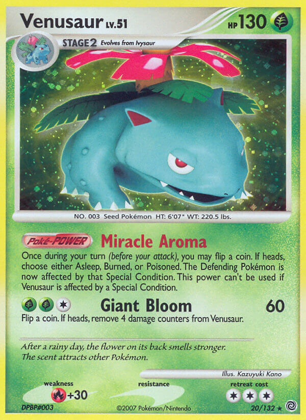 Venusaur (20/132) (Theme Deck Exclusive) [Diamond & Pearl: Secret Wonders] | Galaxy Games LLC