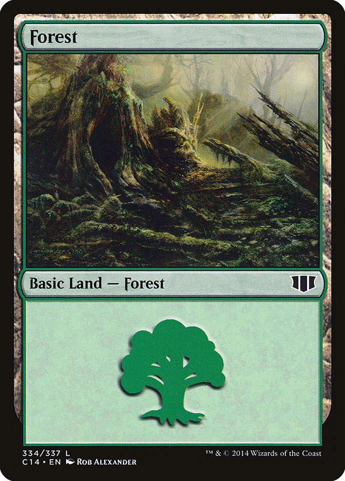 Forest (334) [Commander 2014] | Galaxy Games LLC