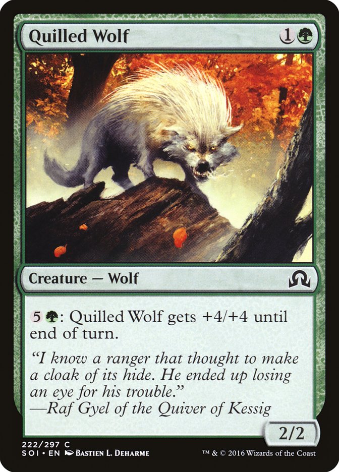 Quilled Wolf [Shadows over Innistrad] | Galaxy Games LLC