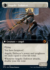 Enduring Angel // Angelic Enforcer (Extended Art) [Innistrad: Midnight Hunt] | Galaxy Games LLC