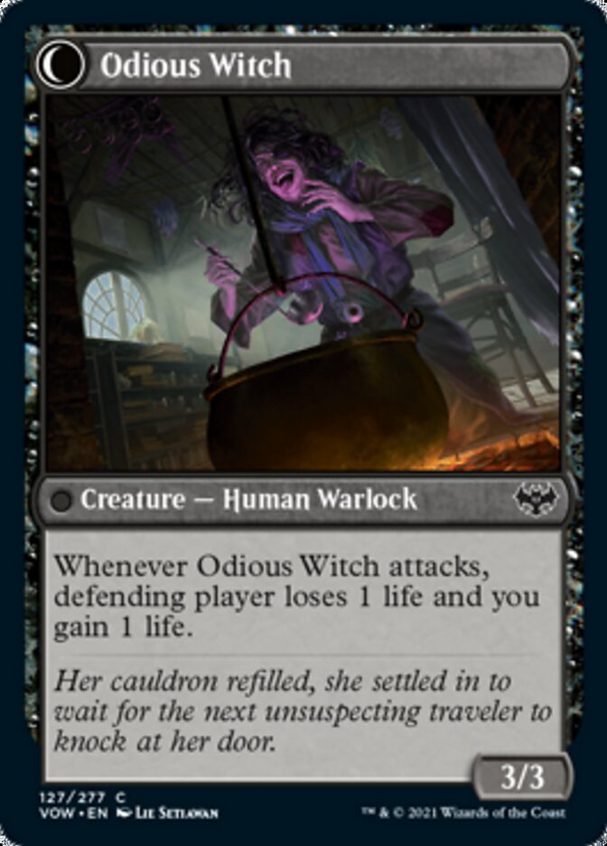 Ragged Recluse // Odious Witch [Innistrad: Crimson Vow] | Galaxy Games LLC