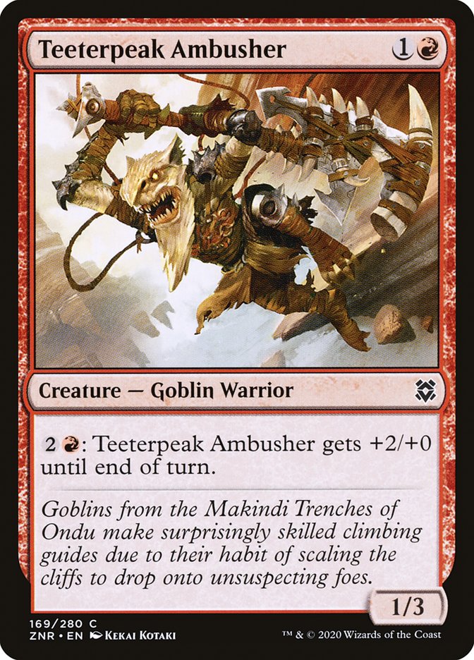 Teeterpeak Ambusher [Zendikar Rising] | Galaxy Games LLC