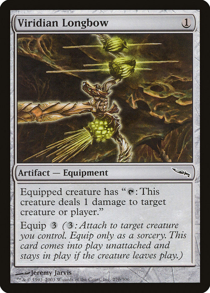 Viridian Longbow [Mirrodin] | Galaxy Games LLC