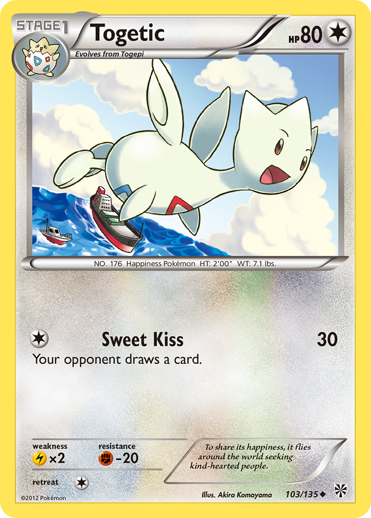 Togetic (103/135) [Black & White: Plasma Storm] | Galaxy Games LLC