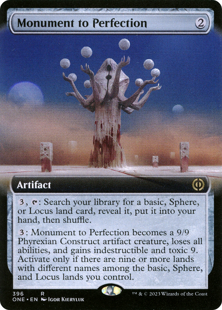 Monument to Perfection (Extended Art) [Phyrexia: All Will Be One] | Galaxy Games LLC