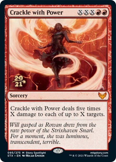 Crackle with Power [Strixhaven: School of Mages Prerelease Promos] | Galaxy Games LLC