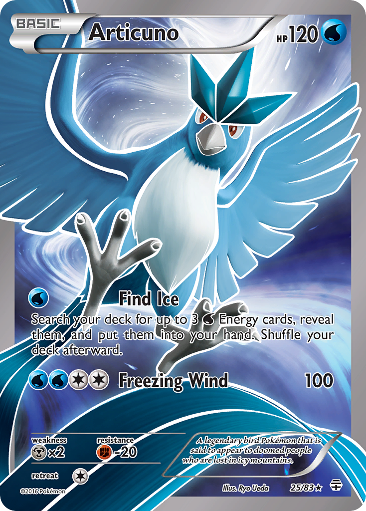 Articuno (25/83) [XY: Generations] | Galaxy Games LLC