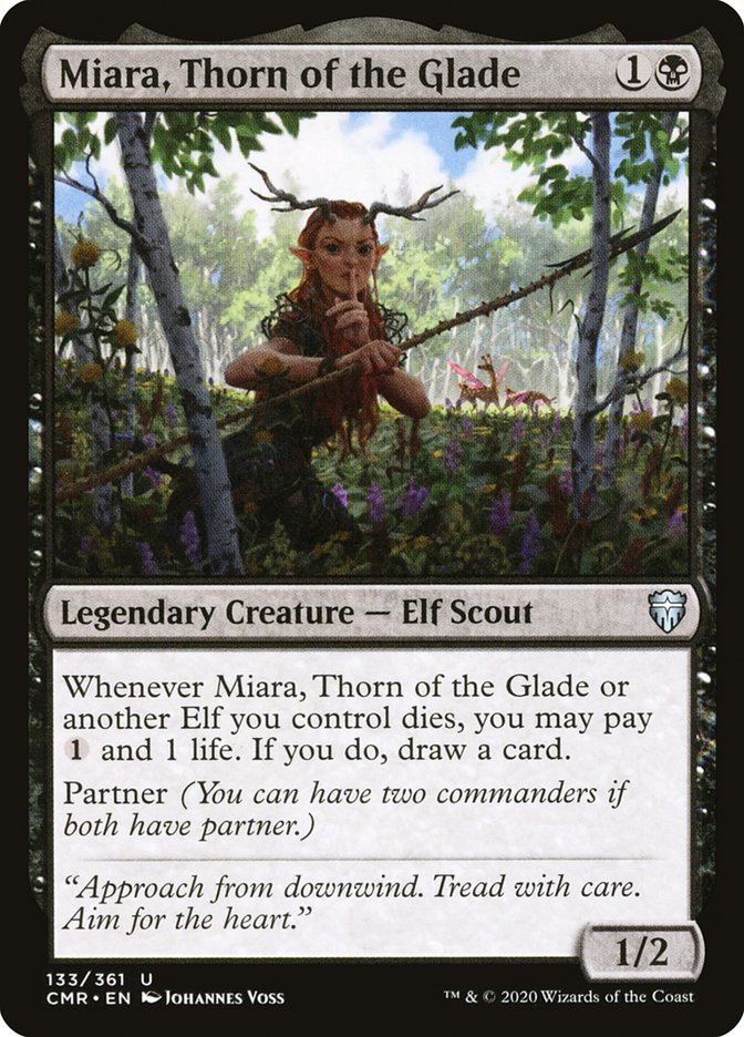 Miara, Thorn of the Glade [Commander Legends] | Galaxy Games LLC