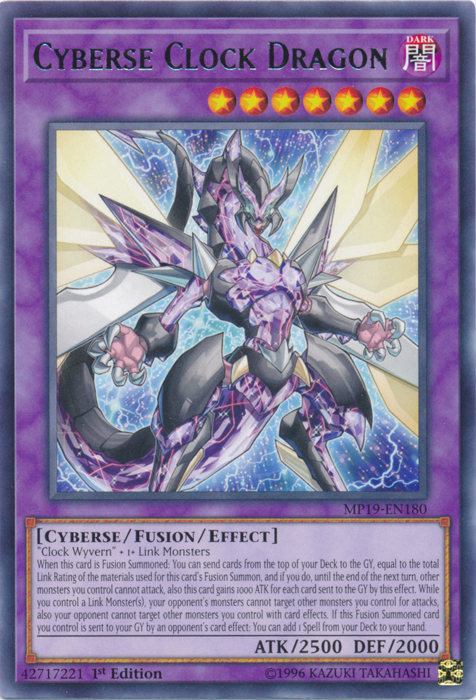 Cyberse Clock Dragon [MP19-EN180] Rare | Galaxy Games LLC