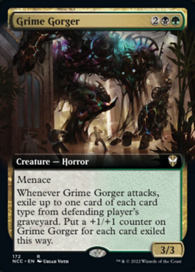 Grime Gorger (Extended Art) [Streets of New Capenna Commander] | Galaxy Games LLC