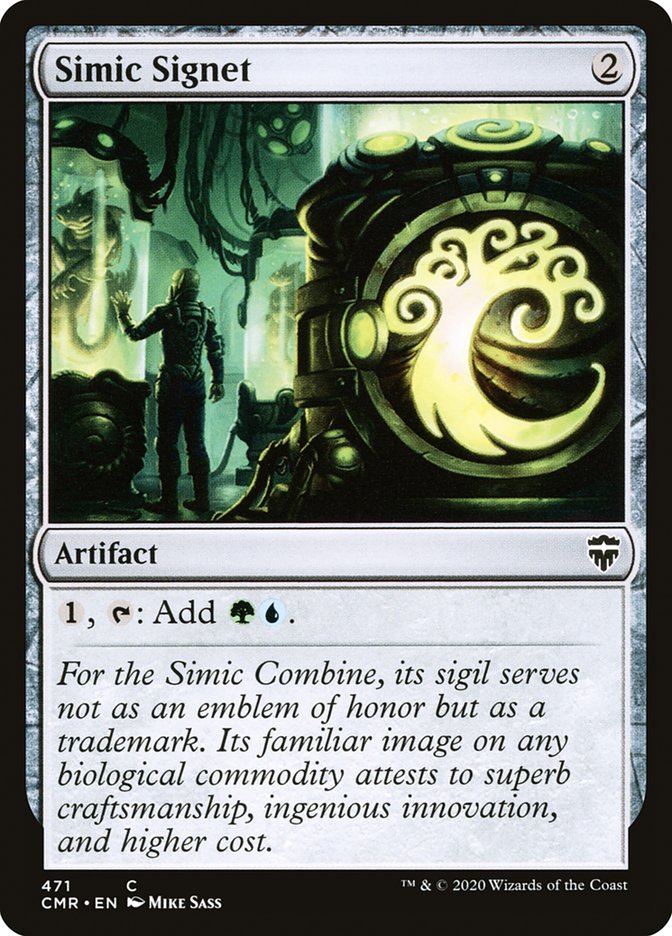 Simic Signet [Commander Legends] | Galaxy Games LLC