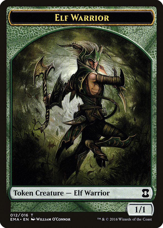 Elf Warrior Token [Eternal Masters Tokens] | Galaxy Games LLC