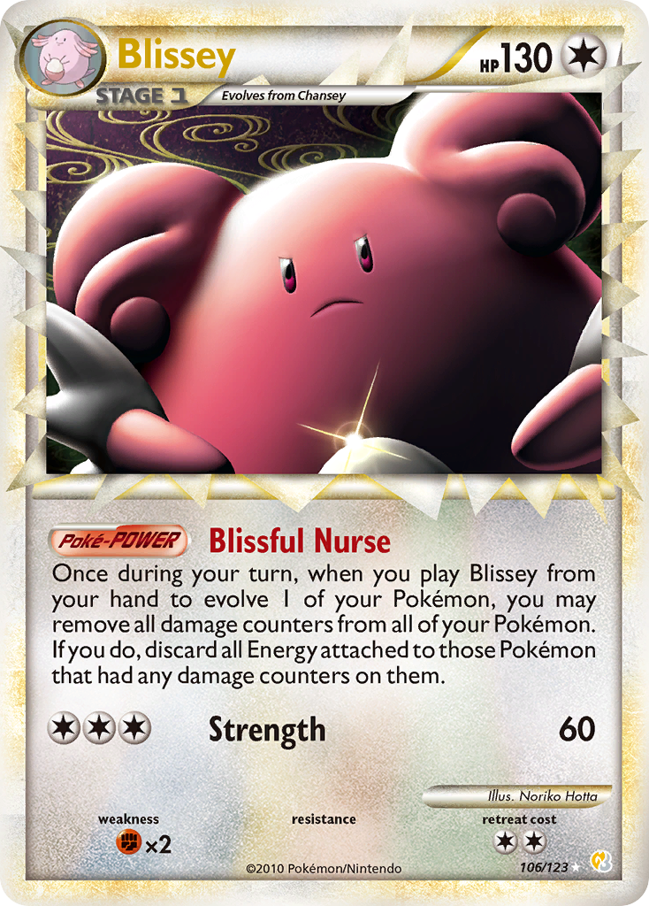 Blissey (106/123) [HeartGold & SoulSilver: Base Set] | Galaxy Games LLC