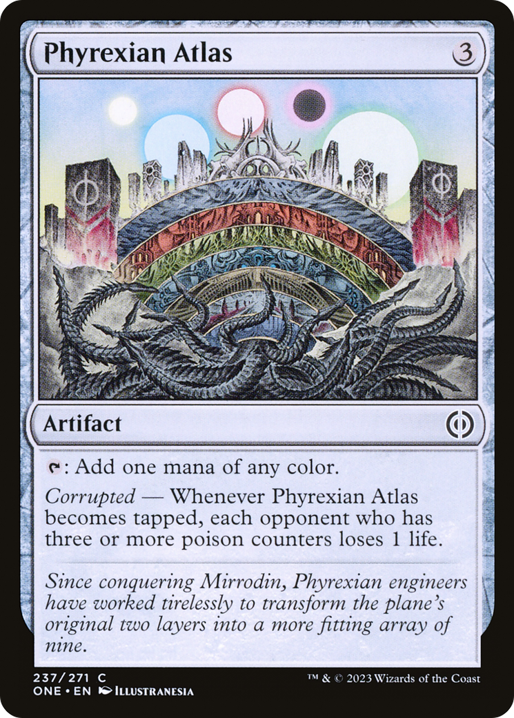 Phyrexian Atlas [Phyrexia: All Will Be One] | Galaxy Games LLC